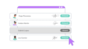 Illustration émargements numériques et signatures électroniques