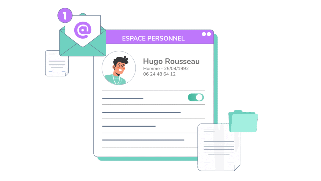 Illustration espace personnel apprenant