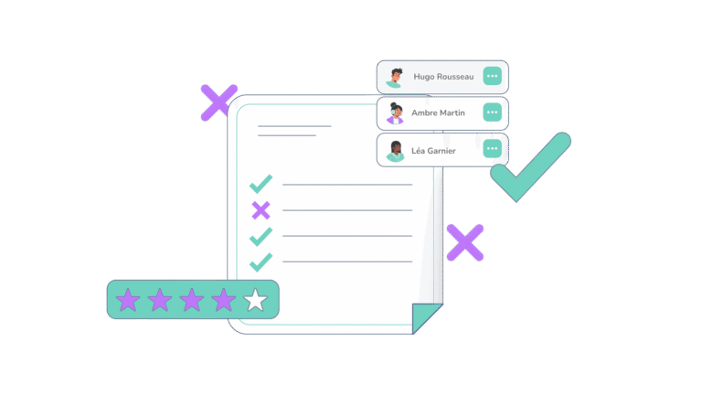 Illustration questionnaires et évaluations